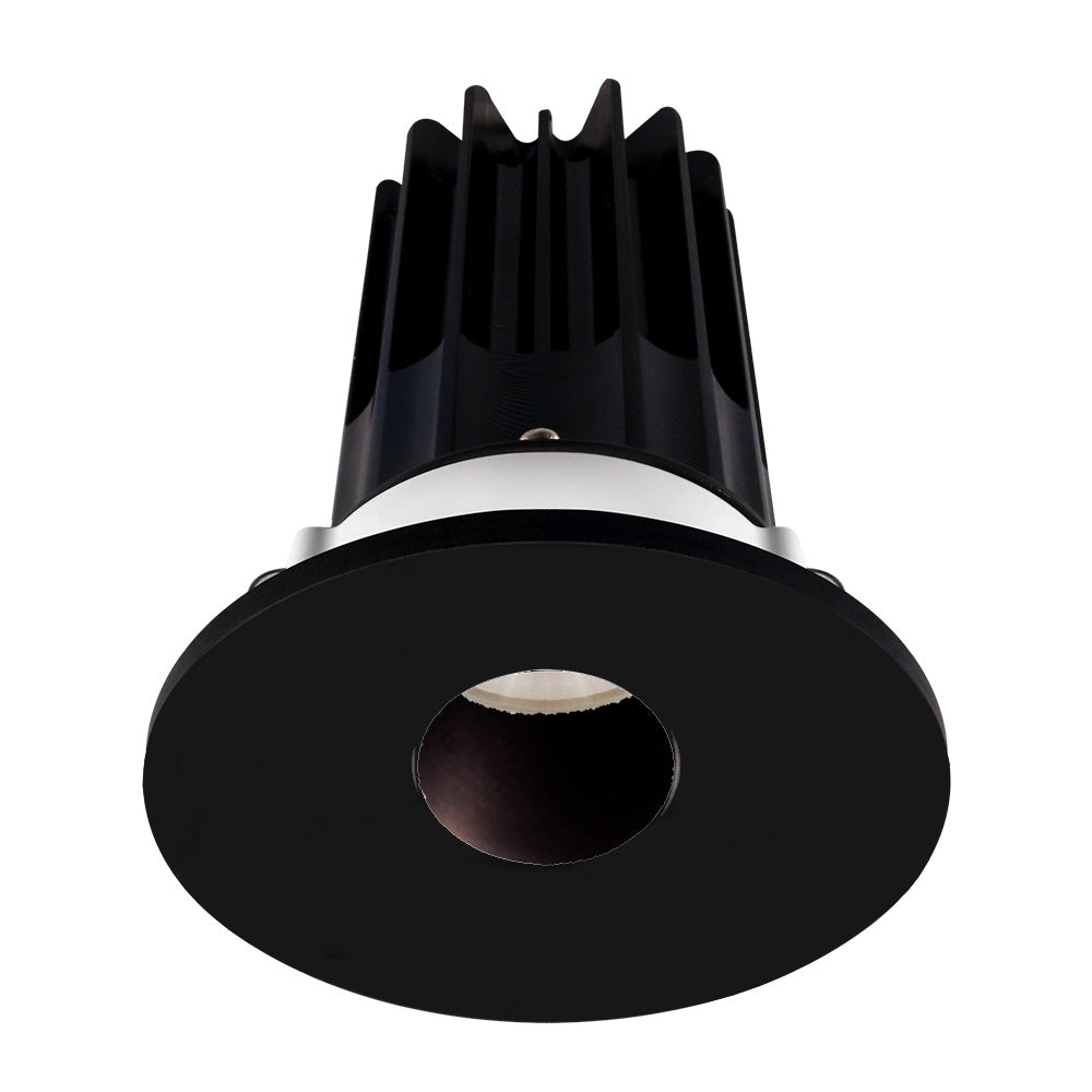 Lotus LED Lights LED-2-S15W-30K-2RRBZ-2RPH-BK 2" High Output Round Recessed LED Designer Series Downlight – 15W – 3000K – 1000 lm – 38° Beam Angle – 90+ CRI – Bronze Reflector – Black Pinhole Trim