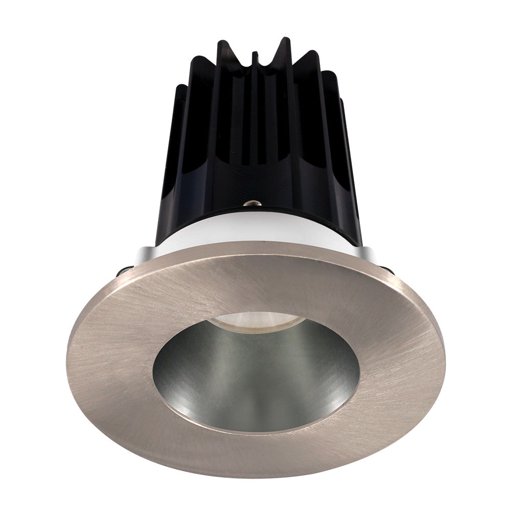 Lotus LED Lights LED-2-S8W2-3018K-2RRCH-2RTBN-60D 2" Round Designer Series LED Recessed Downlight - 8W - 120V - 400 Lumens - CCT DTM 30-18K - 60° Beam Angle With Chrome Reflector - Brushed Nickel Trim