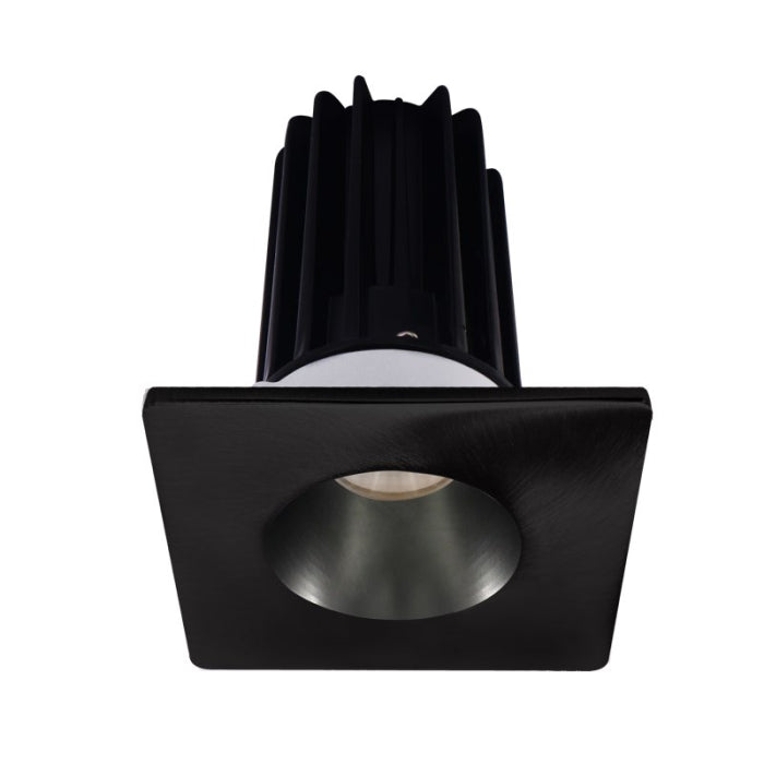 Lotus LED Lights LED-2-S15W-27K-2RRCH-2STBK-60D 2" LED Recessed Downlight, High Output, Wattage 15W, Color Temperature 2700K, 980 Lumens, Chrome Reflector - Square Black Trim, Voltage 120V, 60Deg Beam Angle