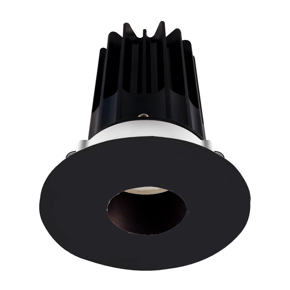 Lotus LED Lights LED-2-S15W-3018K-2RRBZ-2RPH-BK-24D 2 Inch Round Recessed LED Downlight, Wattage 15W, High Output, Color Temperature 3000-1800K, Dim to Warm, 24 Degree Beam Spread, Bronze Reflector, Round Pinhole Trim, Black