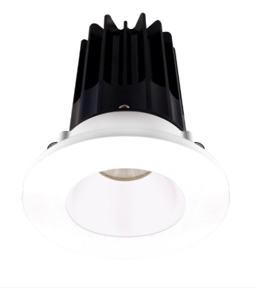 Lotus LED Lights LED-2-S15W-27K-2RRWH-2RTWH-24 2" Led Recessed Downlight - High Output - 15w - 2700k - 980 Lumens - White Reflector - Round White Trim - 24° - 120v