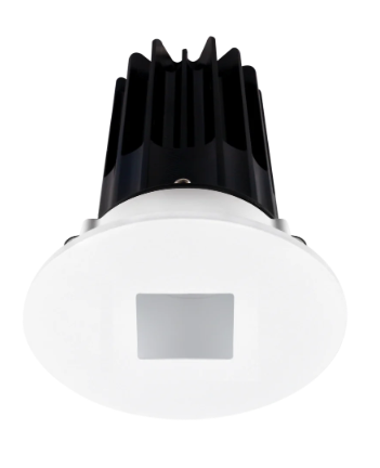 Lotus LED Lights LED-2-S15W-3018K-2RRAK-2RSH-24D 2 Inch Round Recessed LED Downlight, Wattage 15W, High Output, Color Temperature 3000-1800K, Dim to Warm, 24 Degree Beam Spread, Alzak Reflector, Square Hole Trim