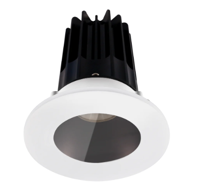 Lotus LED Lights LED-2-S15W-3018K-2RRBZ-2RST-24D 2 Inch Round Recessed LED Downlight, Wattage 15W, High Output, Color Temperature 3000-1800K, Dim to Warm, 24 Degree Beam Spread, Bronze Reflector, Shower Trim