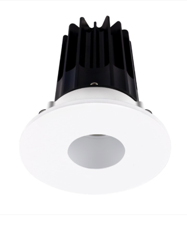 Lotus LED Lights LED-2-S15W-30K-2RRAK-2RPH 2" Led Recessed Downlight - High Output - 15w - 3000k - 1,000 Lumens - Silver Reflector - Pinhole Trim - 120v