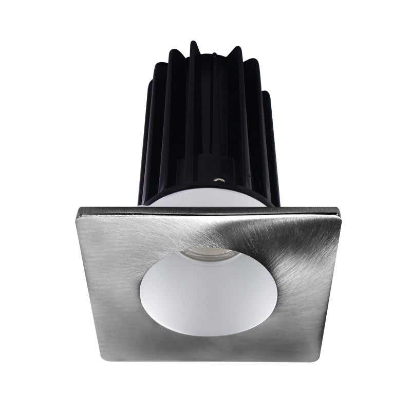 Lotus LED Lights LED-2-S15W-30K-2RRAK-2STCH-24 2" LED Recessed Downlight, High Output, Color Temperature 3000K, Wattage 15W, Lumens 1000 lm, Beam Angle 24°, Silver Reflector - Chrome Trim