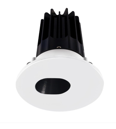 Lotus LED Lights LED-2-S15W-30K-2RRBK-2RSA 2" Led Recessed Downlight - High Output - 15w - 3000k - 1,000 Lumens - Black Reflector - Slot Aperture Trim - 120v