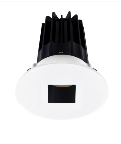 Lotus LED Lights LED-2-S15W-30K-2RRBK-2RSH 2" Led Recessed Downlight - High Output - 15w - 3000k - 1,000 Lumens - Black Reflector - Square Hole Trim - 120v