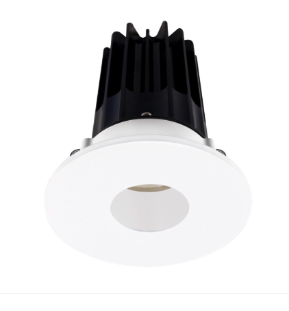 Lotus LED Lights LED-2-S15W-30K-2RRWH-2RPH 2" Led Recessed Downlight - High Output - 15w - 3000k - 1,000 Lumens - White Reflector - Pinhole Trim - 120v