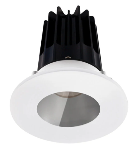 Lotus LED Lights LED-2-S15W-5CCT-2RRCH-2RST-60D 2 Inch Round Recessed LED Downlight, Wattage 15W, 5CCT Selectable, Lumens 1000lm, 60° Beam Angle, Chrome Reflector, Round Shower Trim