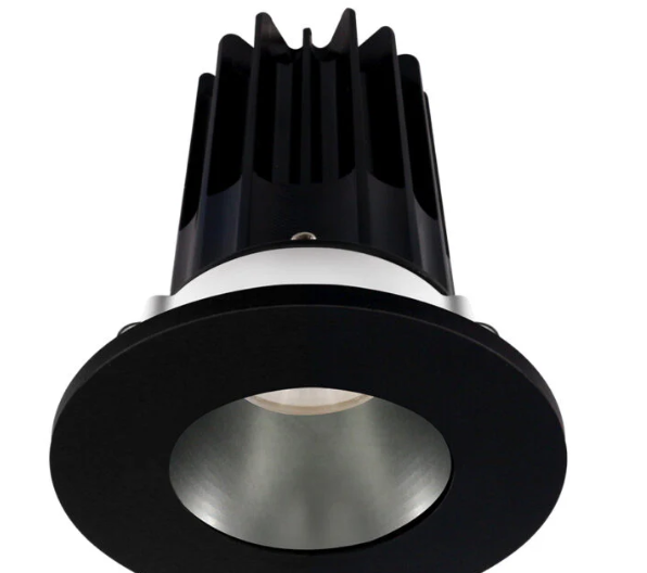 Lotus LED Lights LED-2-S15W-5CCT-2RRCH-2RTBK-60D 2" Round Recessed LED High Output Designer Series, Wattage 15W, selectable CCT and Lumens, 60° Beam Angle with Chrome Reflector - Black Trim