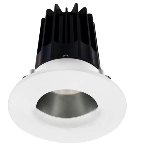Lotus LED Lights LED-2-S15W-5CCT-2RRCH-2RWW-60D 2 Inch Round Recessed LED Downlight, Wattage 15W, 5CCT Selectable, Lumens 1000lm, 60° Beam Angle, Chrome Reflector, Round Wall Wash Trim