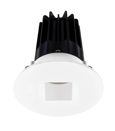 Lotus LED Lights LED-2-S15W-5CCT-2RRWH-2RSH-24D 2 Inch Round Recessed LED Downlight, Wattage 15W, 5CCT Selectable, Lumens 1000lm, 24° Beam Angle, White Reflector, Square Hole Trim