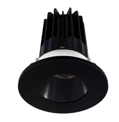 Lotus LED Lights LED-2-S8W2-27K-2RRBK-2RTBK 2" Led Recessed Downlight - 8w - 2700k - 580 Lumens - Black Reflector - Round Black Trim - 120v