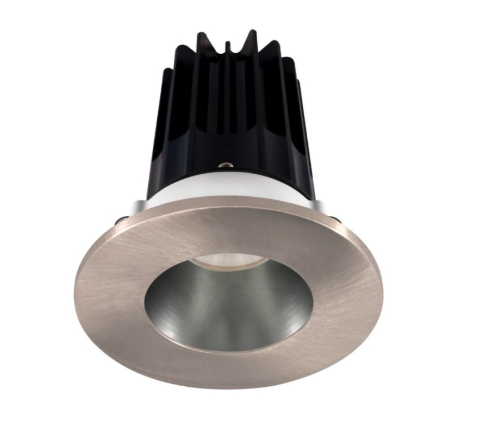 Lotus LED Lights LED-2-S8W2-27K-2RRCH-2RTBN-60D 2" LED Recessed Downlight - 8W - 2700K - 580 Lumens - Chrome Reflector - Round Brushed Nickel Trim - 120V - 60° Beam Angle