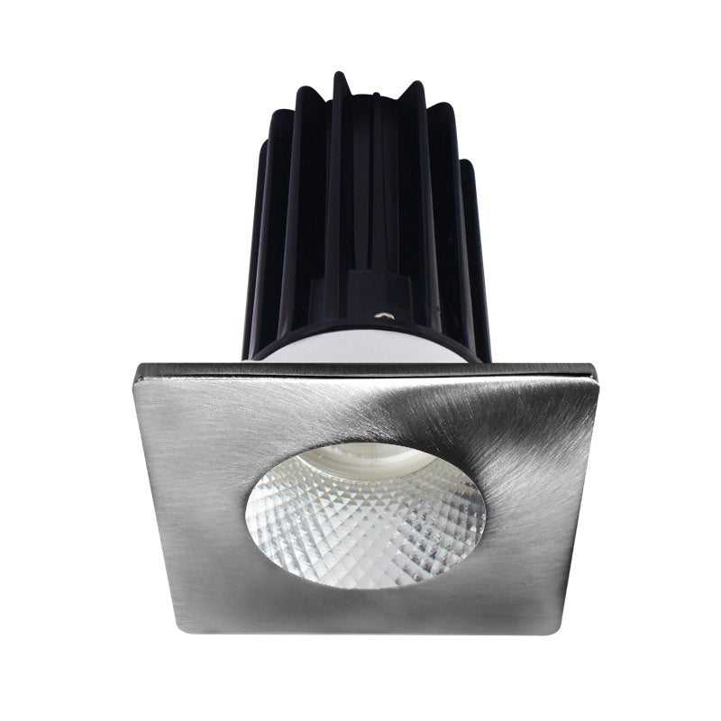 Lotus LED Lights LED-2-S8W2-27K-2RRDM-2STCH-24D 2" LED Recessed Downlight, Wattage 8W, Color Temperature 2700K, Lumens 580 lm, Beam Angle 24°, Diamond Reflector - Square Chrome Trim - 120V