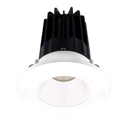 Lotus LED Lights LED-2-S8W2-27K-2RRWH-2RTWH 2" Led Recessed Downlight - 8w - 2700k - 580 Lumens - White Reflector - Round White Trim - 120v