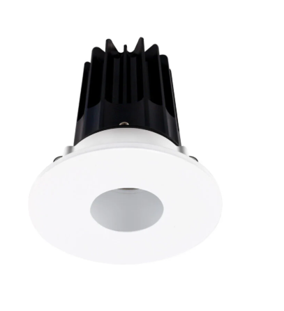 Lotus LED Lights LED-2-S8W2-3018K-2RRAK-2RPH 2 inch Recessed Downlight 8W LED Dim to Warm 3000-1800K 600 lm - 38° Beam Angle - Alzak Reflector - Round Pinhole Trim - Type IC Damp Air-Tight T24 CRI 90+