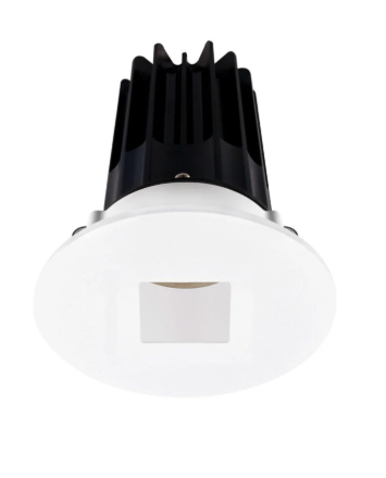 Lotus LED Lights LED-2-S8W2-3018K-2RRWH-2RSH 2 inch Recessed Downlight 8W LED Dim to Warm 3000-1800K 600 lm - 38° Beam Angle - White Reflector - Round Trim Square Hole - Type IC Damp Air-Tight T24 CRI 90+