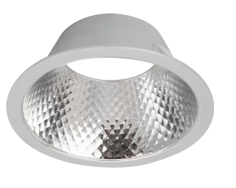 Lotus LED Lights LED-2-S8W2-27K-2RRDM-2RTBN-24D 2 inch Recessed Downlight LED, Watatge 8W, Color Temperature 2700K, Lumens 580 lm, 24° Beam Angle, Diamond Reflector, Round Brushed Nickel Trim