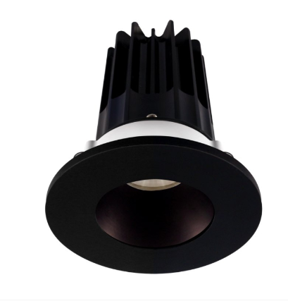 Lotus LED Lights LED-2-S8W2-40K-2RRBZ-2RTBK 2" Led Recessed Downlight - 8w - 4000k - 620 Lumens - Bronze Reflector - Round Black Trim - 120v