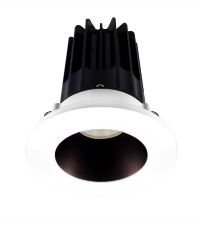 Lotus LED Lights LED-2-S8W2-40K-2RRBZ-2RTWH 2" Led Recessed Downlight - 8w - 4000k - 620 Lumens - Bronze Reflector - Round White Trim - 120v
