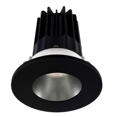 Lotus LED Lights LED-2-S8W2-40K-2RRCH-2RTBK 2" Led Recessed Downlight - 8w - 4000k - 620 Lumens - Chrome Reflector - Round Black Trim - 120v