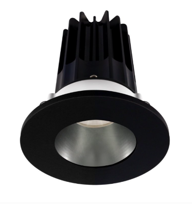 Lotus LED Lights LED-2-S8W2-5CCT-2RRCH-2RTBK 2" Led Recessed Downlight - 8w - 27k / 3k / 35k / 4k / 5k - Chrome Reflector - Round Black Trim - 120v
