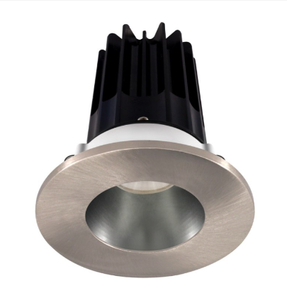 Lotus LED Lights LED-2-S8W2-5CCT-2RRCH-2RTBN 2" Led Recessed Downlight - 8w - 27k / 3k / 35k / 4k / 5k - Chrome Reflector - Round Brushed Nickel Trim - 120v