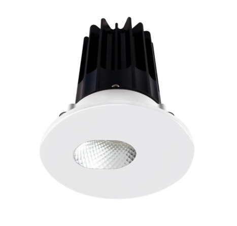 Lotus LED Lights LED-2-S8W2-5CCT-2RRDM-2RSA-60D 2 inch Recessed Downlight 8W LED 5CCT 600 lm - 60° Beam Angle - Diamond Reflector - Round Slot Aperture Trim - Type IC Damp Air-Tight T24 CRI 90+
