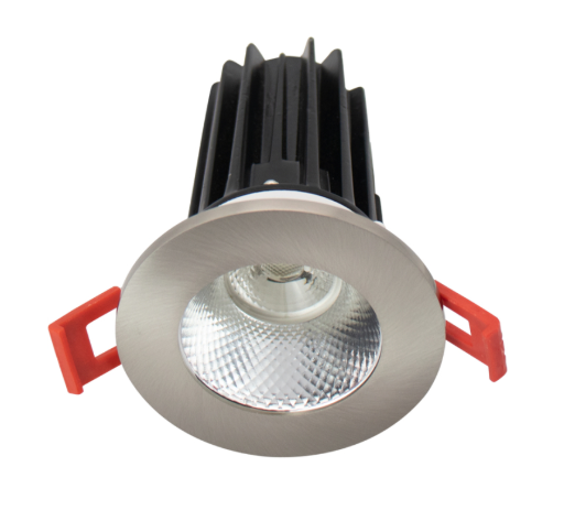 Lotus LED Lights LED-2-S8W2-5CCT-2RRDM-2RTBN-60D 2" LED Recessed Downlight - 8W - CCT Selectable - Diamond Reflector - Round Brushed Nickel Trim - 120V - 60° Beam Angle