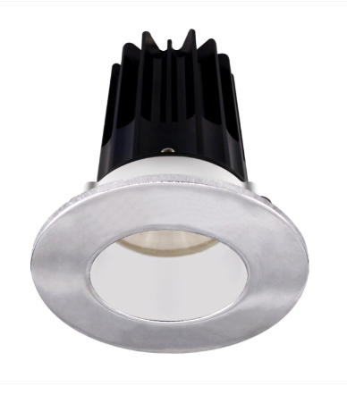 Lotus LED Lights LED-2-S8W2-5CCT-2RRWH-2RTCH 2" Led Recessed Downlight - 8w - 27k / 3k / 35k / 4k / 5k - White Reflector - Round Chrome Trim - 120v