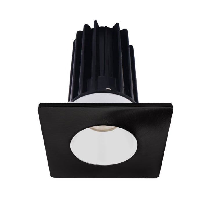 Lotus LED Lights LED-2-S8W2-5CCT-2RRWH-2STBK-24 2" LED Recessed Downlight W/24 Degree Beam Angle, 8 Watt, 5CCT 27K / 3K / 35K / 4K / 5K, 120V, White Reflector/ Square Black Trim