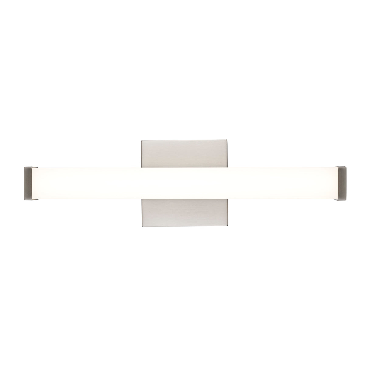 Trans Globe Lighting LED-22463 BN Saavy brushed nickel LED bath vanity wall light on
