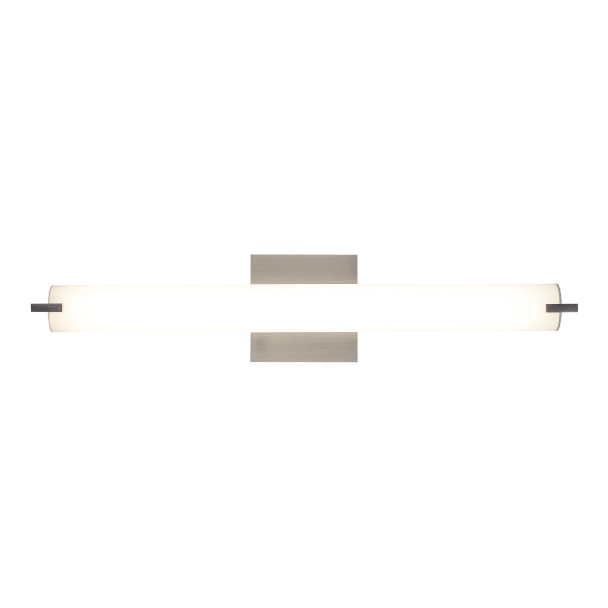 Trans Globe Lighting LED-22724 BN Stellar 24 inch brushed nickel LED bath vanity wall light on