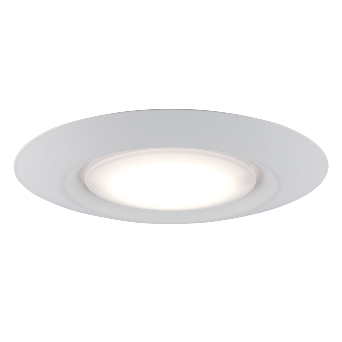 Trans Globe Lighting LED-30021-1 WH white LED flush mount ceiling light on