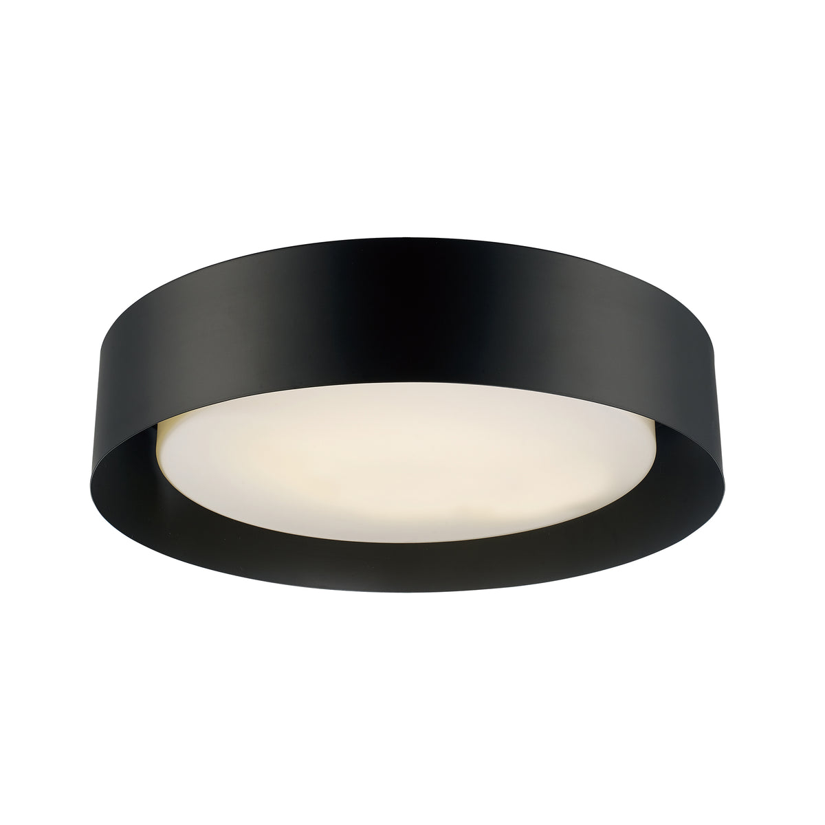 Trans Globe Lighting LED-30051 BK Moonstone black flush mount ceiling light
