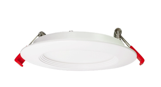 Lotus LED Lights LED-4-S9W-2700K-6500KWH-R-BF 9 Watt 4" Round Regressed Baffle Wi-fi / Bluetooth Tuneable Led Downlight - 27k-65k - 120v - White