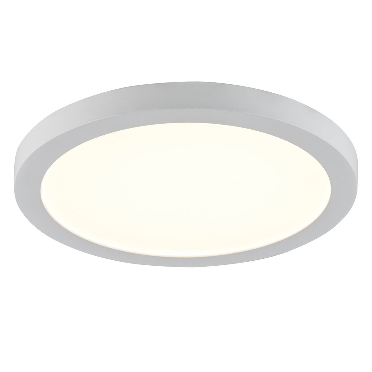 Trans Globe Lighting LED-40097 WH Palomino white LED flush mount ceiling light on