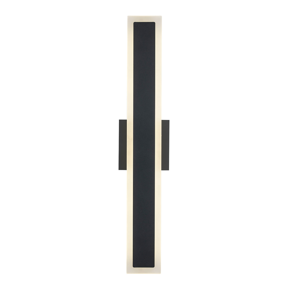 Trans Globe Lighting LED-51714 BK Hector black outdoor wall sconce front view