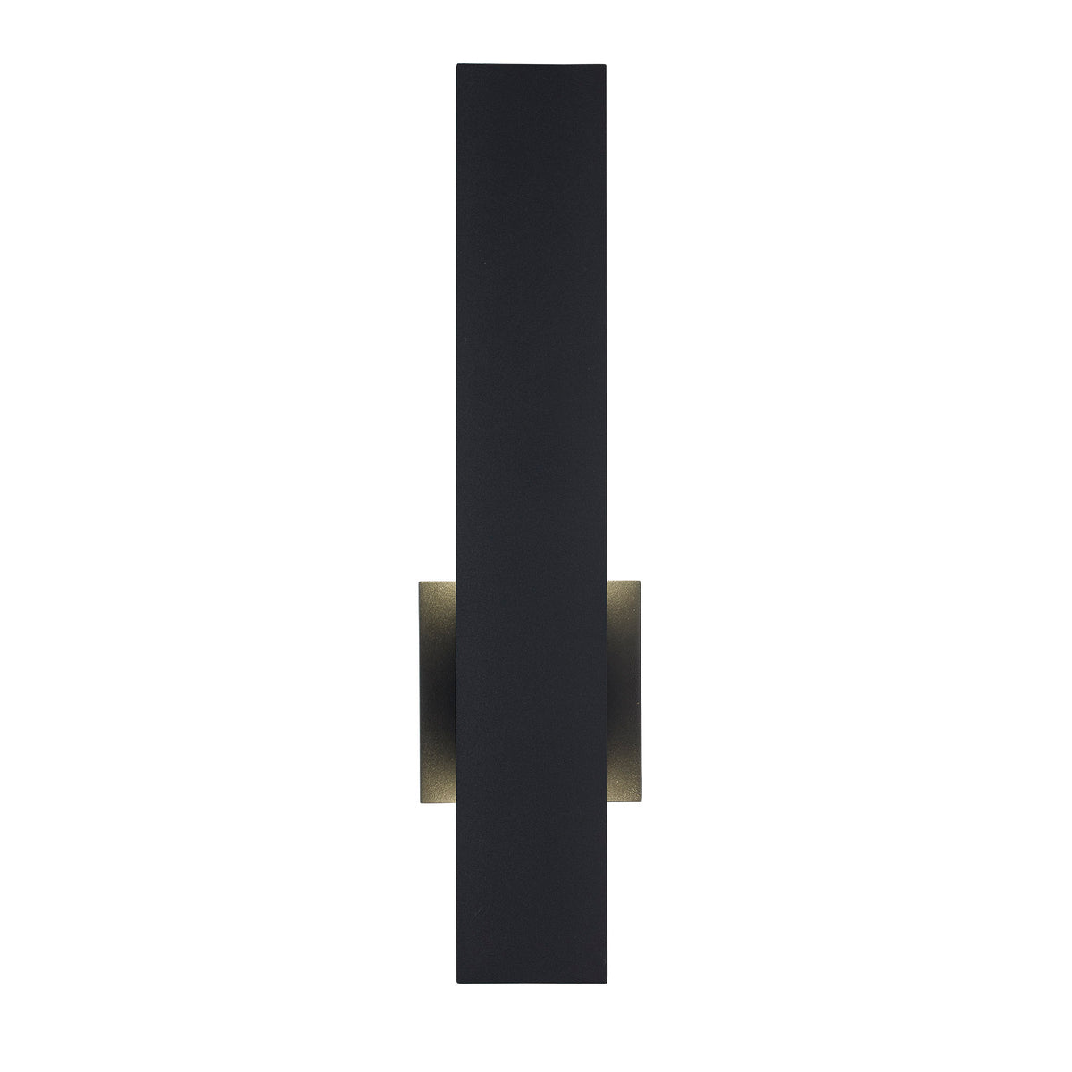 Trans Globe Lighting LED-51870 BK Hollis black outdoor wall sconce front view