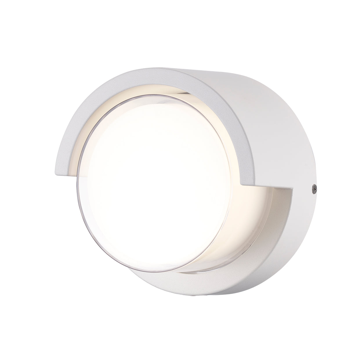 Trans Globe Lighting LED-51910 WH white LED bulkhead wall light on