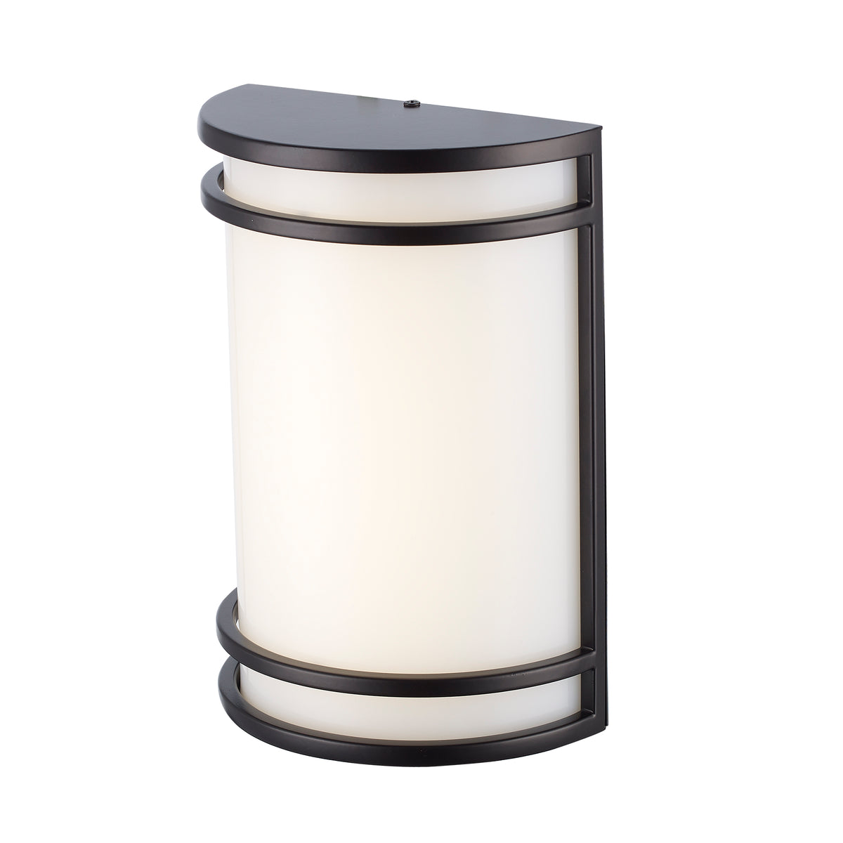 Trans Globe Lighting LED-51930 BZ Zorand bronze outdoor wall sconce illuminated front view
