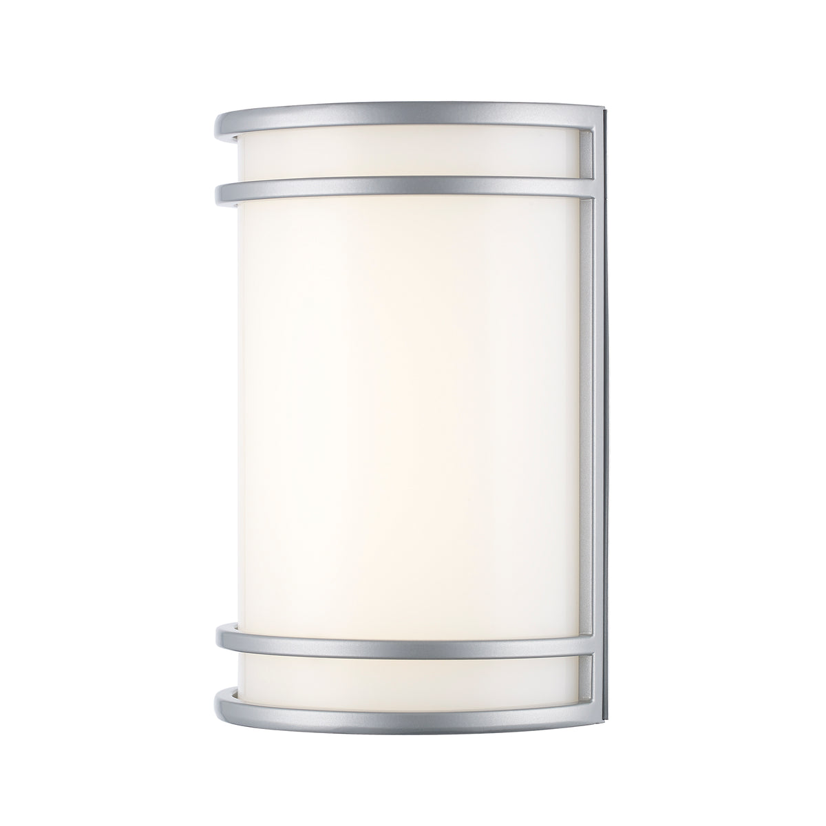 Trans Globe Lighting LED-51930 SL Zorand silver outdoor wall sconce illuminated