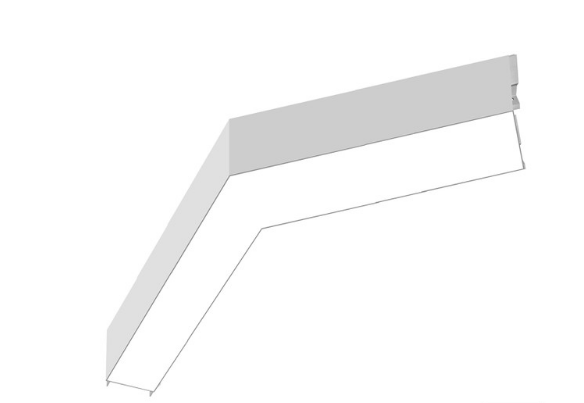 EnvisionLED LED-ALIN2-FL-12X12-120L-3P25-UDID-5CCT-BL Size 12x12 Inch 120 Beam L-Shape Architectural Linear Downlight and Up Light Independently Controlled Dual Dimming , Wattage 20W/15W/10W, Lumens 2,400/1,800/1,200, 5CCT 50k/40k/35k/30k/27k Black Finish