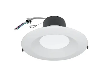EnvisionLED LED-CMD-6-3M30-5CCT-CUNV 6-in 15-30W CMD-Line Commercial Downlight, 120-277V, 5 CCT Select, WH