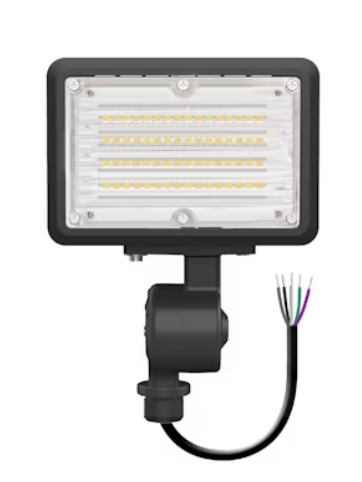 EnvisionLED LED-FL-15W-TRI-BL-KNYK-PC Mini Area Flood Light, XS-Line, Selectable CCT, Black Finish