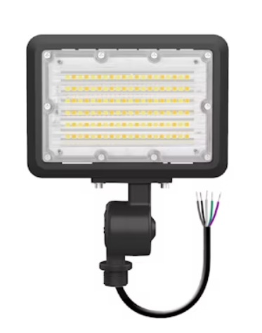 EnvisionLED LED-FL-30W-TRI-BL-KNYK-PC Mini Area Flood Light, XS-Line, Selectable CCT, Black Finish