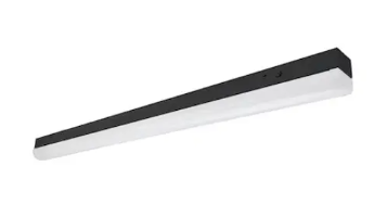 EnvisionLED LED-RST-4FT-3M40W-4CCT-BL-BMSPIR-EMB 4-ft 20-40W Round LED Strip Fixture, 120-277V, CCT Select, BMSPIR, EMB, BL