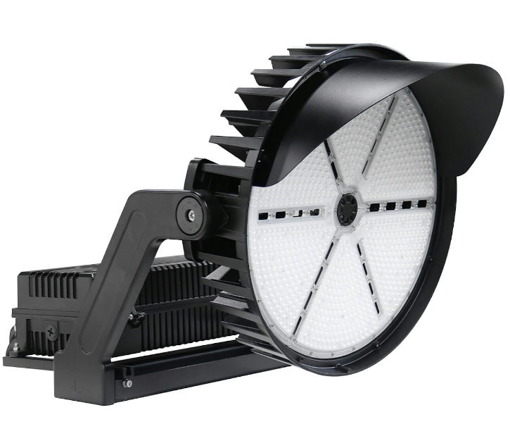 EnvisionLED LED-SPL-500W-RGB-YK-BLK LED Sports Light Fixture, Wattage 500W, Lumens 78,000/58,500/39,000, CCT 50k Black Finish