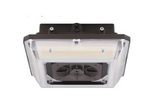 EnvisionLED LED-SQUC-3P60-TRI-BZ ARCY-Line Square Canopy Fixtures, 120-277V, Selectable CCT, Bronze Finish